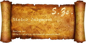 Stelcz Zsigmond névjegykártya